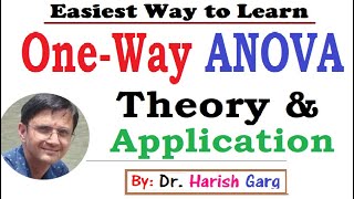 Lecture 1 OneWay ANOVA  Theory amp Applications [upl. by Stedt]