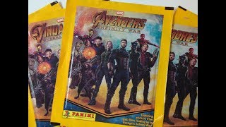 Marvel Avengers STICKER mit Booster Karte auspacken [upl. by Alvy]