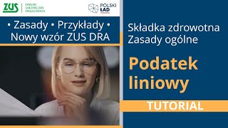 Podatek liniowy a składka zdrowotna  tutorial Polski Ład [upl. by Kall]