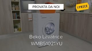 Video Recensione Lavatrice Beko WMB51021YU [upl. by Magdala446]