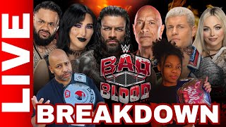 WWE BAD BLOOD 2024 FULL MATCH CARD BREAKDOWN [upl. by Lissa760]