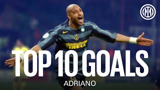 TOP 10 GOALS  ADRIANO ⚫🔵 [upl. by Oterol]