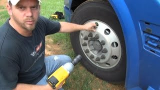 Dewalt DCF899 Impact wrench Will it remove lug nuts from semi truck [upl. by Aamsa]