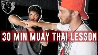 Muay Thai Training 101 Full Beginners Class [upl. by Nitsruk]