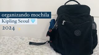 Organizando minha mochila da kipling para 2024 [upl. by Merv]