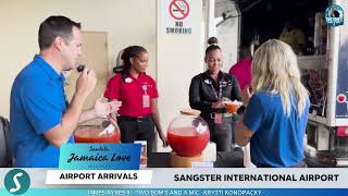 Sandals Jamaica Love  LIVE from Sangster International Airport [upl. by Clio111]