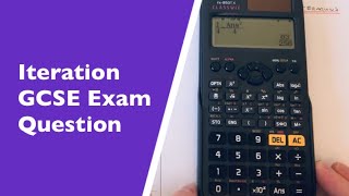 Iterations GCSE Difficult Exam Question Maths Iterative Sequences [upl. by Litta]