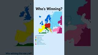 Who is Winning Europes World war europe mapchart mapping [upl. by Zizaludba]