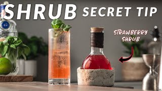 My Secret To make Better Shrubs  How to make shrub at home Strawberry [upl. by Buehrer]