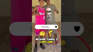 Cristiano Ronaldo Jr Meets Lamine Yamal [upl. by Enoved]