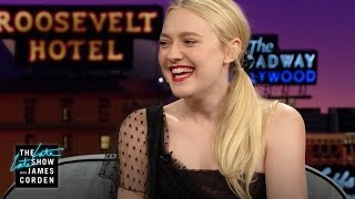 Dakota Fanning Gets Mistaken for an Olsen Twin [upl. by Ahsatam]