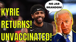 Kyrie Irving RETURNS to Nets UNVACCINATED Will Play NBA Road Games [upl. by Helbonna644]