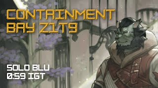 FFXIV  Containment Bay Z1T9  Solo BLU 0m59s [upl. by Aeriel]