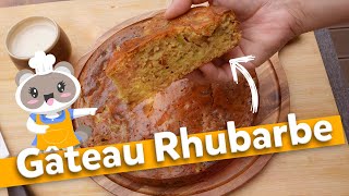 Gâteau à la rhubarbe vanille et SIROP maison recyclé [upl. by Sharona135]