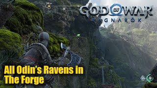 God of War Ragnarok  All Odins Ravens in The Forge Svartalfheim [upl. by Barling]