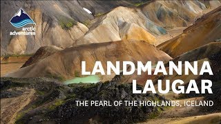 Hiking in Landmannalaugar Iceland  2016 HD [upl. by Zarihs]