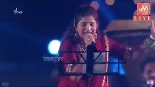 Mangli Sings Sadhu Jangama Song at Sadhguru MahashivaRatri 2021 YOYO Kannada News [upl. by Ycrep641]