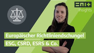 Was ist ESG und CSRD EURichtlinien für Unternehmen kurz erklärt 2023 [upl. by Killy]