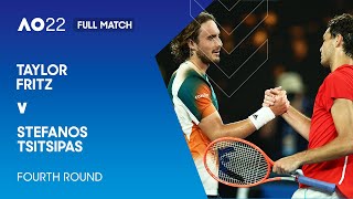 Taylor Fritz v Stefanos Tsitsipas Full Match  Australian Open 2022 Fourth Round [upl. by Atazroglam984]