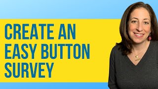 Embed an Easy Button Survey in Mailchimp  Create a Poll in Mailchimp [upl. by Lilybelle]