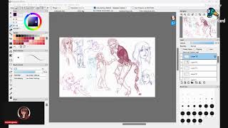 Drawing Resident Evil OCs LIVE [upl. by Warrin]