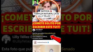 Comete Delito Lilly Téllez‼️JesusDominguez EstadisticaPolitica NotitopsMx BenditasRedesSociales [upl. by Naasar]