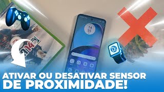 Como Ativar Ou Desativar o Sensor de Proximidade do Moto G14 [upl. by Sharos]