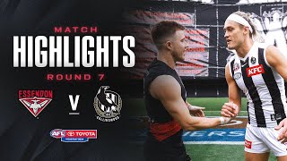 Essendon v Collingwood Highlights  Round 7 2024  AFL [upl. by Pass75]