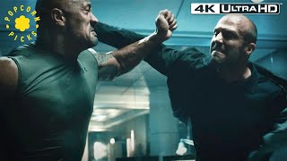 Hobbs vs Shaw Office Fight  Furious 7 4k [upl. by Akilegna]