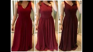 Wedding Planning  Azazie Try At Home Bridesmaid Dresses [upl. by Teragramyram657]