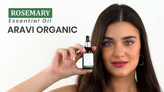 How to Use Rosemary Oil for Hair Growth  Aravi Organic Hair Growth Rosemary Essential Oil [upl. by O'Donnell]