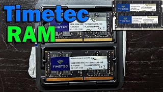 TimeTec Laptop RAM Memory 32GB Kit  Overview and Installation [upl. by Anitnauq]