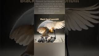 BlackFaced Spoonbill ‎Featherly85 shorts [upl. by Fleeta]