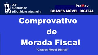 Como Obter o Comprovativo de Morada Fiscal  Portal das Finanças  Chave Móvel Digital [upl. by Murdocca]