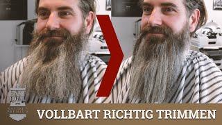 VOLLBART  TRIMMEN amp PFLEGEN – Bartpflege für den perfekten Bart HowtoTutorial von Bart Royal [upl. by Ludlow]