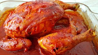 💖POLLO EN ACHIOTE ROSTIZADOLA RECETA DE MAMÁ 😙👍 [upl. by Naeroled]