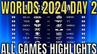 Worlds 2024 Day 2 Highlights ALL GAMES  LoL World Championship 2024 Day 2 [upl. by Christyna]