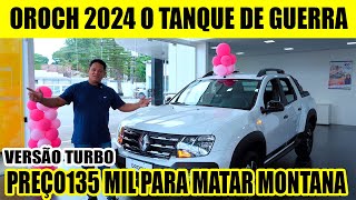 NOVA RENAULT OROCH 2024 13 TURBO TEM PREÇO DE 135 MIL REAIS P ELIMINAR AS RIVAIS [upl. by Hagi]