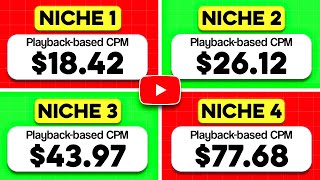 5 Proven HIGH CPM YouTube Niches for 2025 [upl. by Yremogtnom]