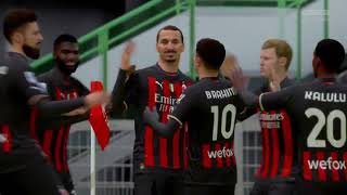 270 ZLATAN IBRAHIMOVIC GOALS l AC MILAN VS CF MONTREAL l FIFA 23 [upl. by Epilef354]