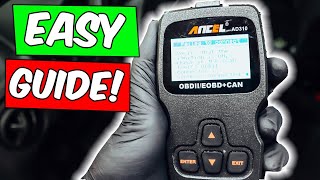 How to use OBD2 Code reader to diagnose CHECK ENGINE LIGHT [upl. by Elaweda]