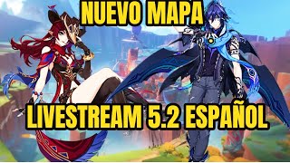 Livestream GENSHIN IMPACT 52 CHASCA NUEVO MAPA DE NATLAN MEJORAS Y 300 PROTOGEMAS GRATIS [upl. by Siulegroj]