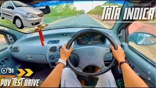 TATA INDICA POV DRIVE 31  14L 69BHP  POV DRIVE  REV GEARSHIFT  4K  ASMR  tata tataindica [upl. by Neumark520]