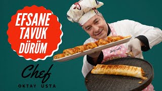 Nefis Tavuk Dürüm Nasıl Yapılır  Chef Oktay Usta [upl. by Anilecram]