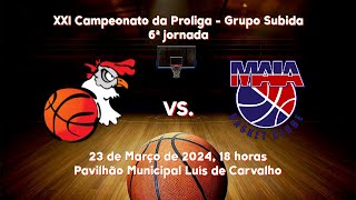 Galitos Futebol Clube vs Maia Basket Clube  6ª jornada  Grp de Subida Proliga  23032024 [upl. by Beshore]