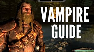 SKYRIM Remastered  THE FULL VAMPIRE GUIDE UPDATED [upl. by Costello]