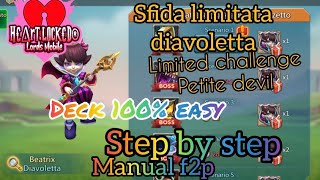 Lords mobile Sfida limitata Diavoletta 5 Limited challenge Petite devil stage 5 Manual f2p [upl. by Buchalter569]