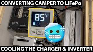 Cooling the Lithium Battery Box In My Camper [upl. by Pittman]