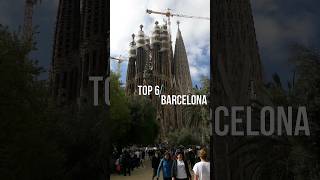 TOP 6 Barcelona Spain sights [upl. by Sommers537]