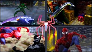 SpiderMan All Raimi Game Final Boss Fights amp Endings [upl. by Nanyk280]